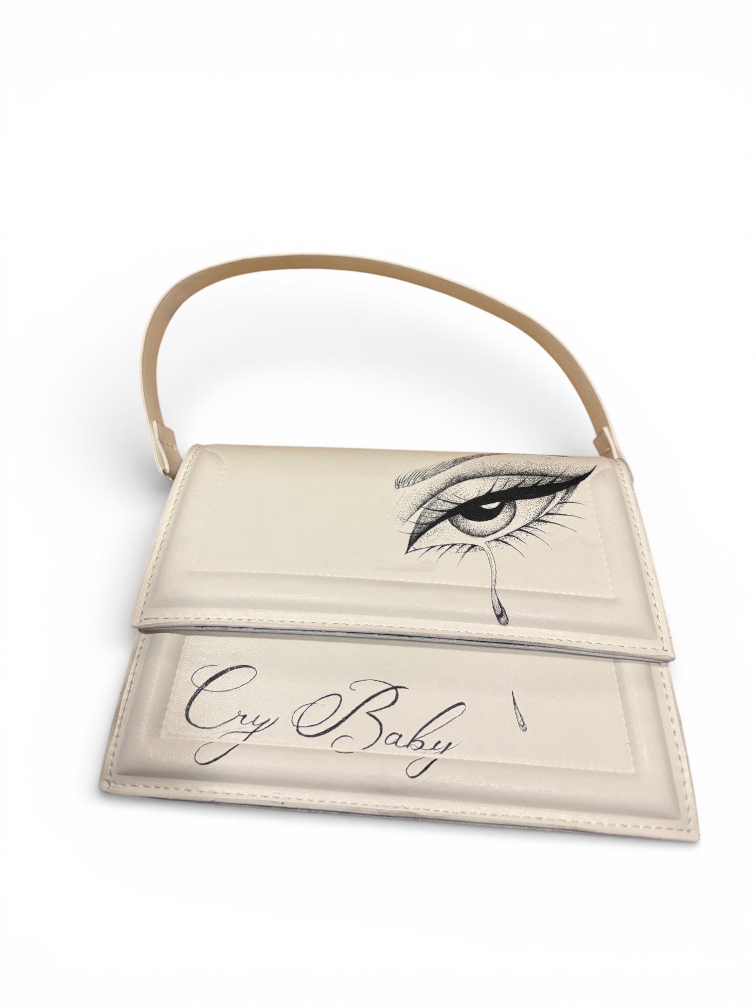 Cry baby bag- White