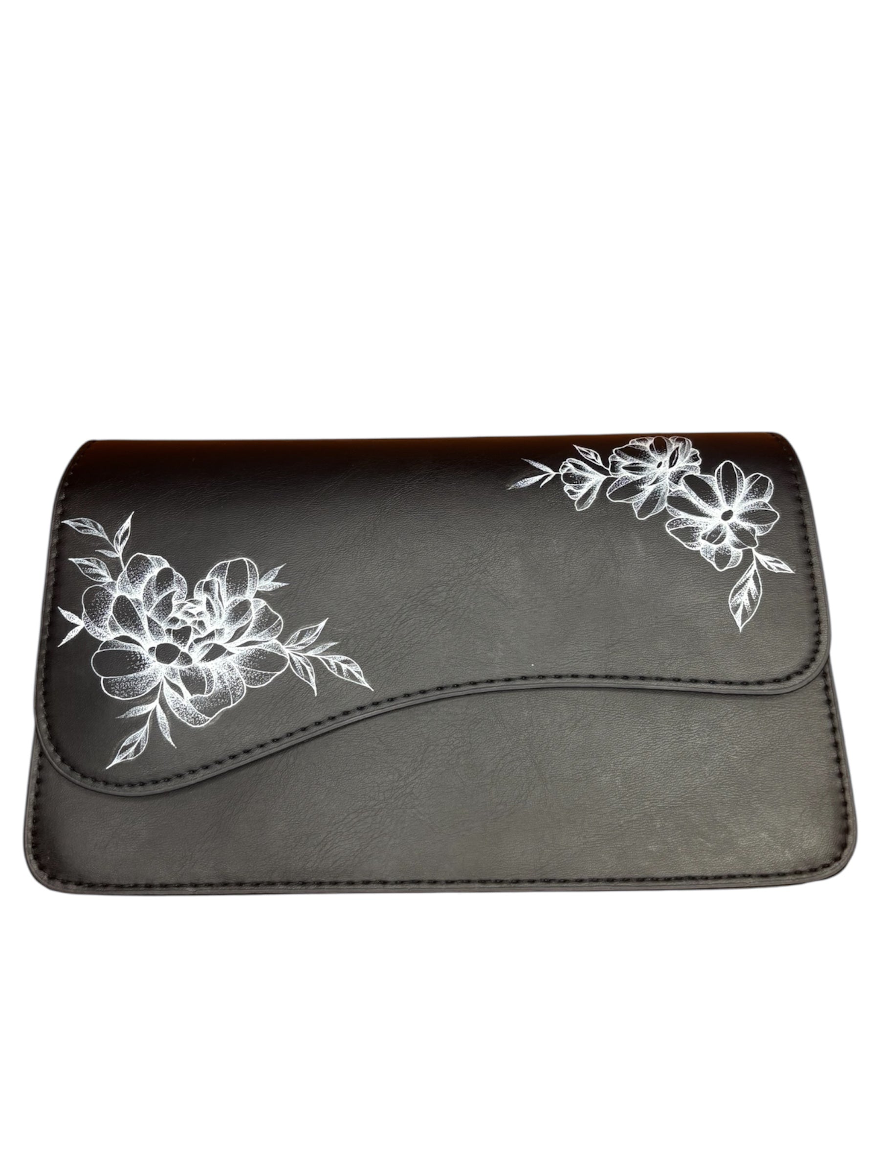 Floral bag- Black