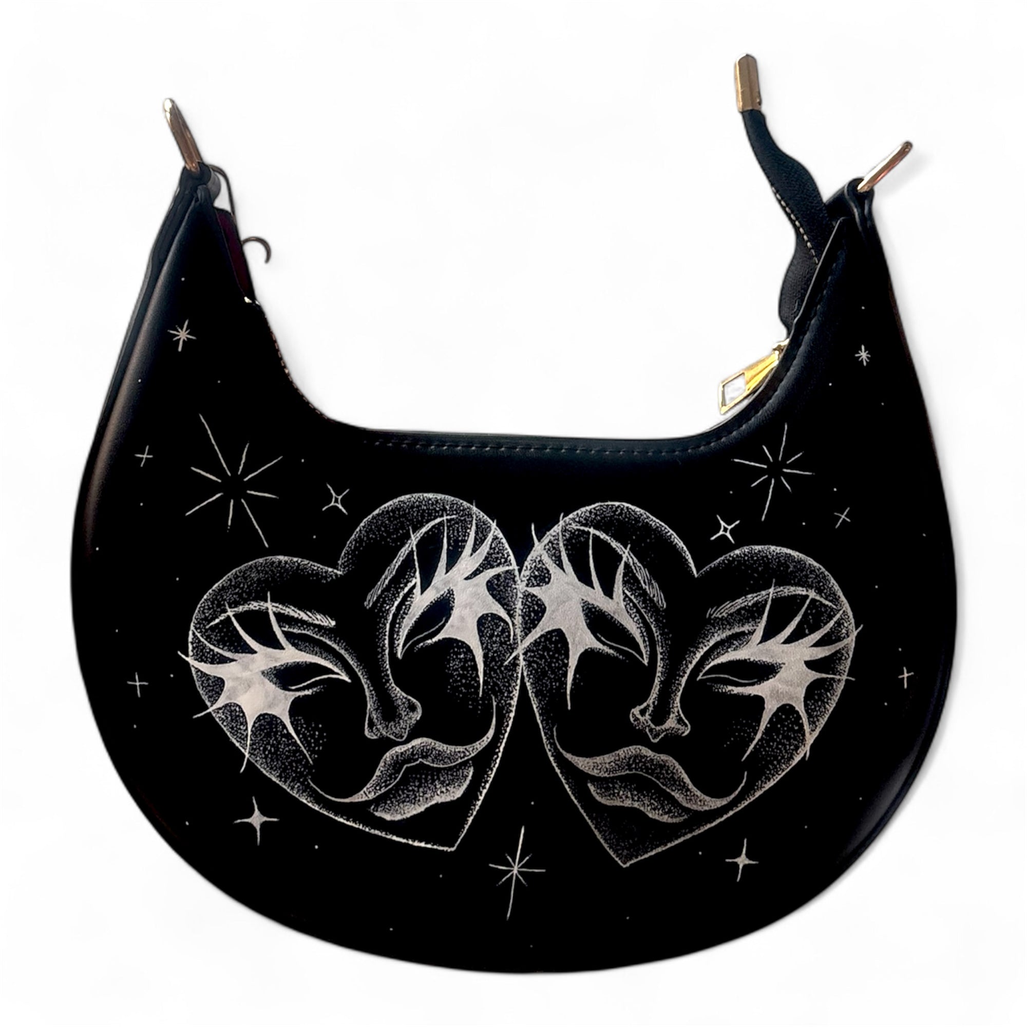 Twin flames bag - Black