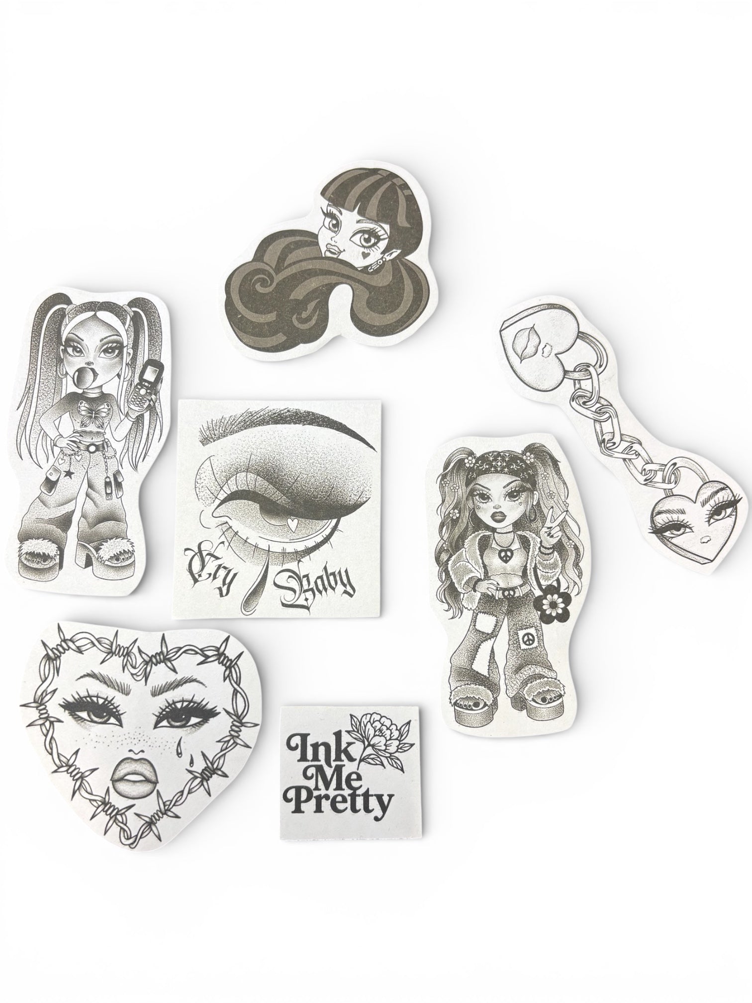 Mystery 5 pack stickers- MATTE